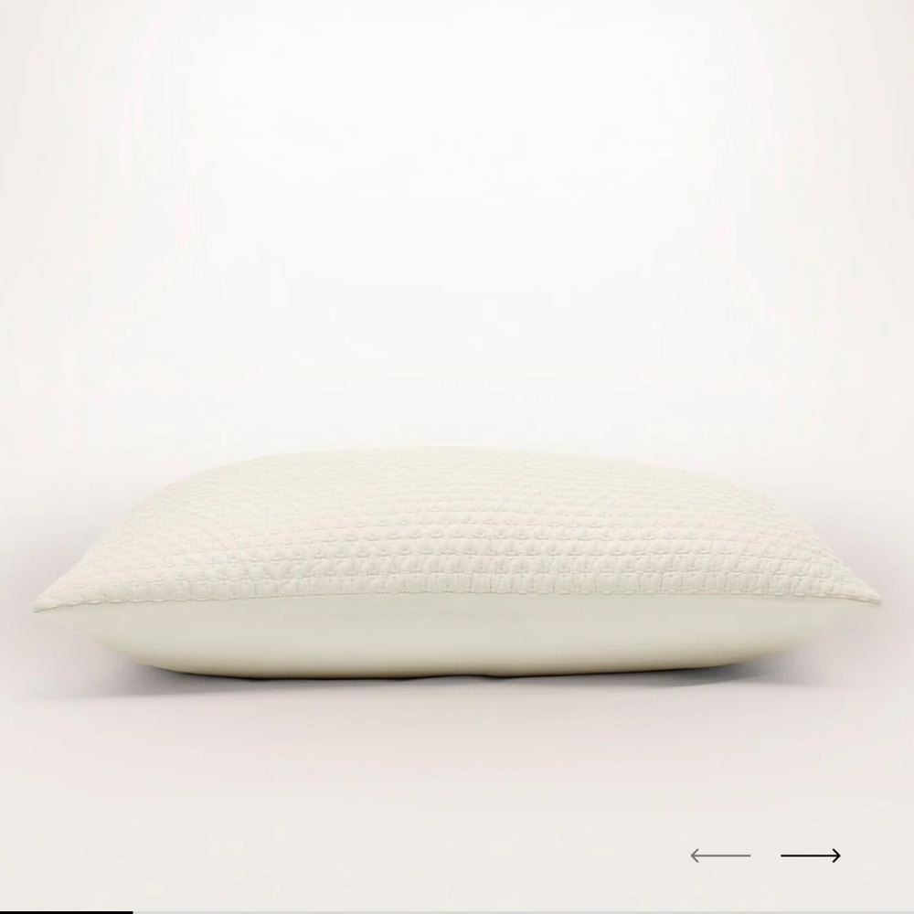 One Boll&Branch Signature Textured Stitch Quilted Sham - King - Cream - Picture 4 of 4